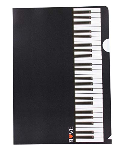 Aktenhülle A4 Tastatur - Schönes Geschenk für Musiker von mugesh