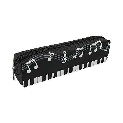 Mäppchen Klaviertastatur für Stifte (schwarz) - schönes Geschenk für Musiker von mugesh