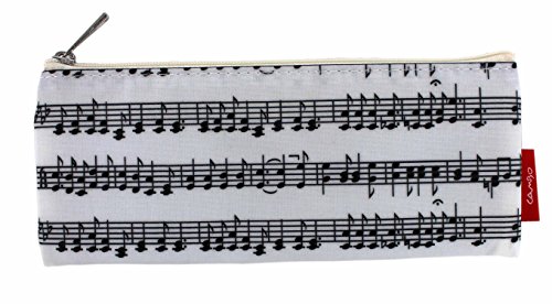 Stiftmäppchen Notenlinien - Geschenk für Musiker von mugesh