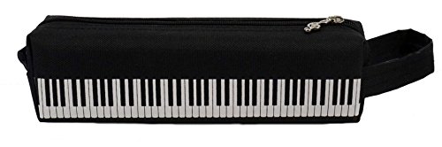 Stiftmäppchen Tastatur schwarz - Schönes Geschenk für Musiker von mugesh
