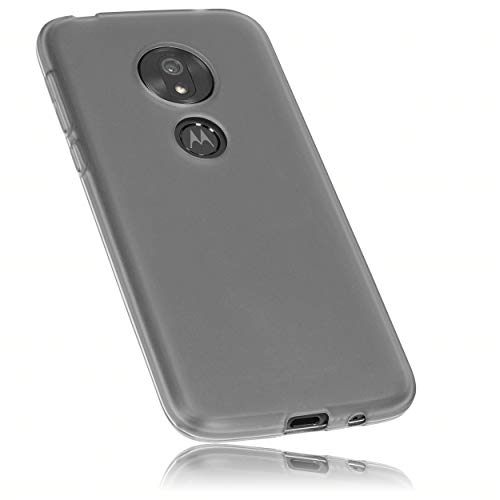 mumbi Hülle kompatibel mit Motorola Moto G7 Play Handy Case Handyhülle, transparent schwarz von mumbi