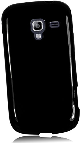 mumbi Hülle kompatibel mit Samsung Galaxy Ace 2 Handy Case Handyhülle, schwarz von mumbi