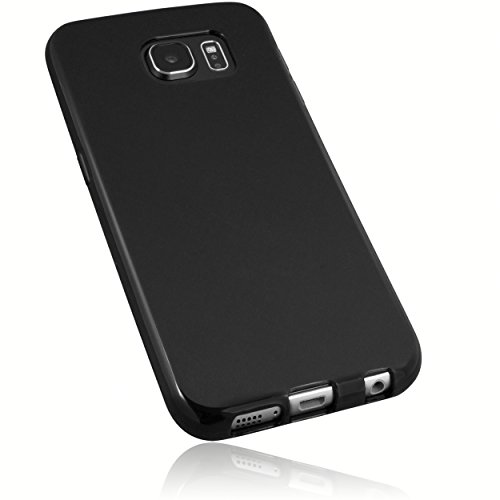 mumbi Hülle kompatibel mit Samsung Galaxy S6 / S6 Duos Handy Case Handyhülle, schwarz von mumbi