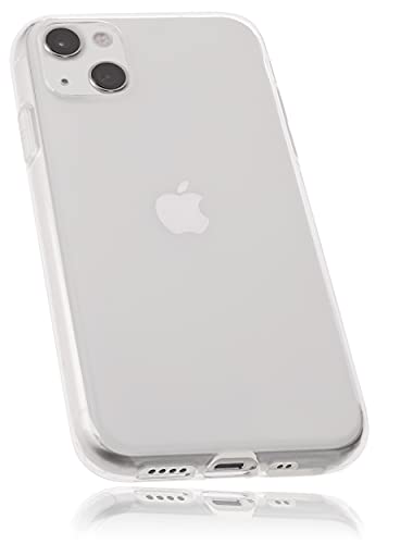 mumbi Hülle kompatibel mit iPhone 13 Mini Schutzhülle Handyhülle Tasche, transparent, Durchsichtig von mumbi