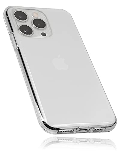 mumbi Hülle kompatibel mit iPhone 13 Pro Case Schutzhülle Handyhülle Tasche, transparent Durchsichtig von mumbi