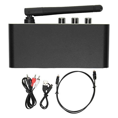 Bluetooth-Empfänger-Adapter mit großer Reichweite, Bluetooth 5.0-Empfänger-Sender Digital-zu-Analog-Wandler Cinch-AVX-Ausgang für TV MP3-CD-Pla von mumisuto