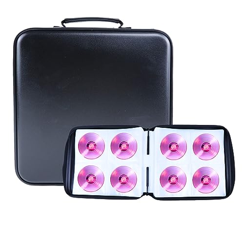 DVD Tasche Aufbewahrung, CD Tasche für 160 Discs 30 x 28.5 x 5.5CM Hartplastik Case schützende CD-Wallet mit Doppelreißverschluss DVD Hüllen Organizer zum Spiele Disc für Haus Auto Büro Reisen DVD Tasche Aufbewahrung, CD Tasche für 160 Discs 30 x 28.5 x 5.5CM Hartplastik Case schützende CD-Wallet mit Doppelreißverschluss DVD Hüllen Organizer zum Spiele Disc für Haus Auto Büro Reisen von mumisuto