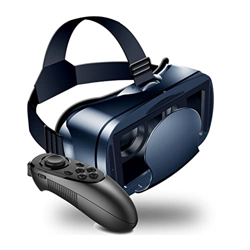 VRG Pro 3D VR-Headset, Blaulicht-Augenschutz HD-Virtual-Reality-Headset, 3D-VR-Virtual-Reality-Brille Mit Fernbedienung, Leichte, Verbesserte Unterstützung Und Komfort Im VR-Headset von mumisuto