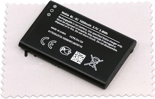 Akku für Nokia Original BL-5C für Nokia 207 208 215 220 222 Asha 202 Asha 203 Asha 205 Asha 230 C1-00 C1-01 C2-00 C2-01 C2-02 C2-03 C2-06 E50 E60 mit mungoo Displayputztuch Akku für Nokia Original BL-5C für Nokia 207 208 215 220 222 Asha 202 Asha 203 Asha 205 Asha 230 C1-00 C1-01 C2-00 C2-01 C2-02 C2-03 C2-06 E50 E60 mit mungoo Displayputztuch von mungoo mach mal anders ...