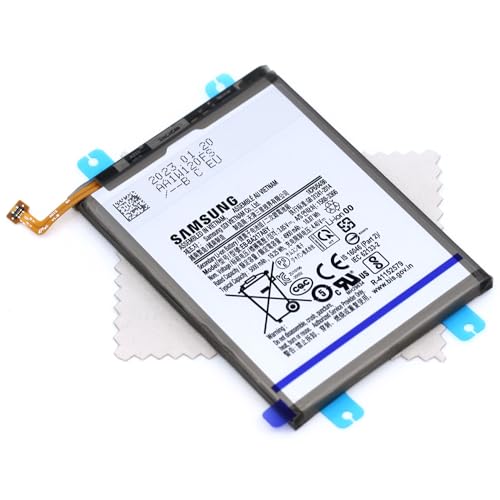 Akku für Samsung Original EB-BA217ABY für Samsung Galaxy A21s (A217F), Galaxy A12 (A125F), Galaxy A12s (A127F), A13 4G (A135F), M12 (M127F), A04s (A047F), A02 (A022F) mit mungoo Displayputztuch von mungoo mach mal anders ...