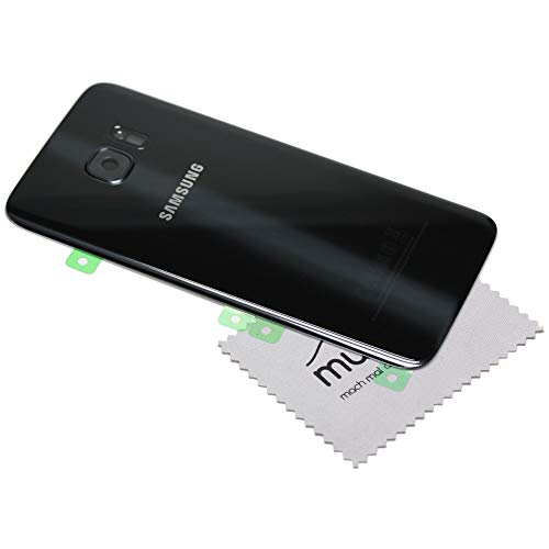 Akkudeckel für Original Samsung für Samsung Galaxy S7 Edge (G935F) schwarz Akkufachdeckel Back Cover mit mungoo Displayputztuch von mungoo mach mal anders ...