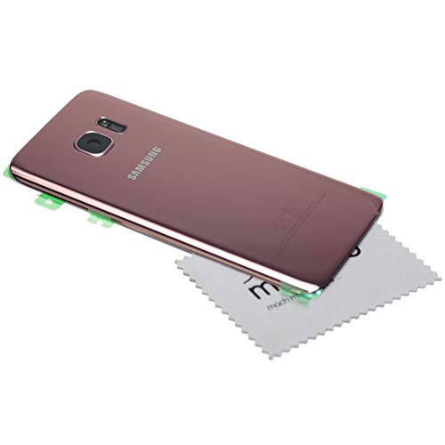 Akkudeckel für Original Samsung für Samsung Galaxy S7 G930F Akkufacheckel pink mit mungoo Displayputztuch von mungoo mach mal anders ...