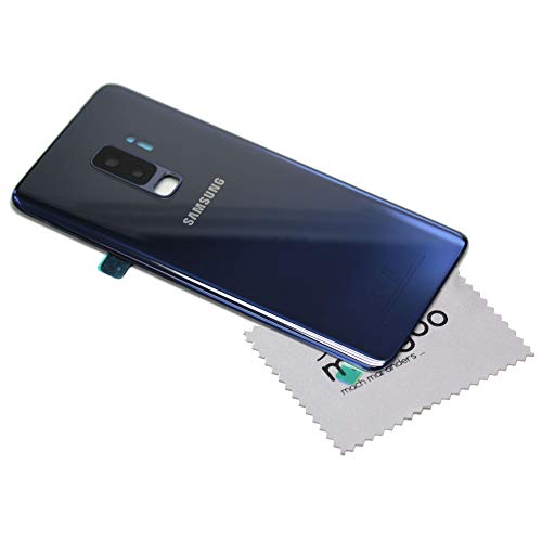 Akkudeckel für Original Samsung für Samsung Galaxy S9 Plus G965F Akkufachdeckel blau blue mit mungoo Displayputztuch von mungoo mach mal anders ...