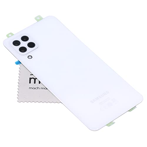 Akkudeckel für Samsung Original für Samsung Galaxy A22 (A225F) Weiß Backcover Deckel Rückwand mit mungoo Displayputztuch von mungoo mach mal anders ...