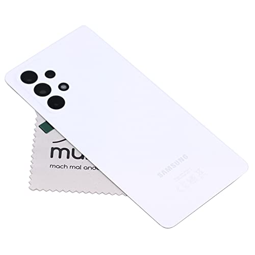 Akkudeckel für Samsung Original für Samsung Galaxy A53 5G (A536B) Weiß Backcover Deckel Rückwand mit mungoo Displayputztuch von mungoo mach mal anders ...