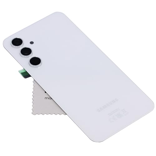 Akkudeckel für Samsung Original für Samsung Galaxy A54 A546B Weiß Backcover Deckel Rückwand mit mungoo Displayputztuch von mungoo mach mal anders ...