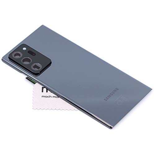 Akkudeckel für Samsung Original für Samsung Galaxy Note 20 Ultra 5G (N986B) Schwarz Backcover Deckel Rückwand mit mungoo Displayputztuch von mungoo mach mal anders ...