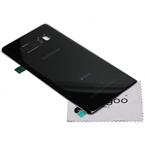 Akkudeckel für Samsung Original für Samsung Galaxy Note 8 N950F schwarz Back Cover Rückwand Deckel mit mungoo Displayputztuch von mungoo mach mal anders ...