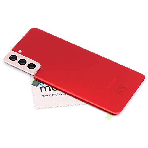 Akkudeckel für Samsung Original für Samsung Galaxy S21 Plus (G996B) Rot Backcover Deckel Rückwand mit mungoo Displayputztuch von mungoo mach mal anders ...