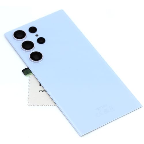 Akkudeckel für Samsung Original für Samsung Galaxy S23 Ultra S918B Blau Backcover Deckel Rückwand mit mungoo Displayputztuch von mungoo mach mal anders ...