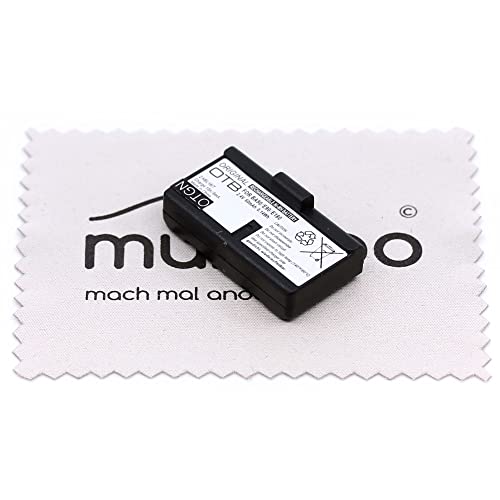 Ersatz Akku passend für Sennheiser A1, E180, E90, HDI1029, IR180, IS200, IS450, IS550, RI100, RI200, SET100, SET200 (Ersetzt BA 90, E 60, E 90, E 180) Kopfhörer Akku OTB mit mungoo Displayputztuch von mungoo mach mal anders ...