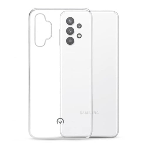 TPU Hülle kompatibel mit Samsung Galaxy A32 5G Transparent Clear Case Schutz Handy Tasche Silikon mit mungoo Displayputztuch von mungoo mach mal anders ...