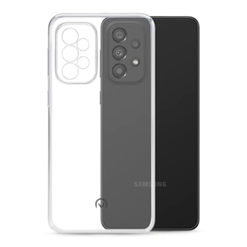 TPU Hülle kompatibel mit Samsung Galaxy A33 5G Transparent Clear Case Schutz Handy Tasche Silikon mit mungoo Displayputztuch TPU Hülle kompatibel mit Samsung Galaxy A33 5G Transparent Clear Case Schutz Handy Tasche Silikon mit mungoo Displayputztuch von mungoo mach mal anders ...