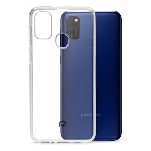 TPU Hülle kompatibel mit Samsung Galaxy M21 Transparent Clear Case Schutz Handy Tasche Silikon mit mungoo Displayputztuch von mungoo mach mal anders ...