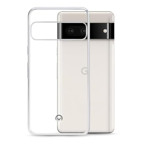 TPU Hülle passend für Google Pixel 7 Transparent Clear Case Schutz Handy Tasche Silikon mit mungoo Displayputztuch von mungoo mach mal anders ...