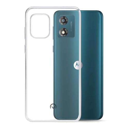 TPU Hülle passend für Motorola Moto E13 4G Transparent Clear Case Schutz Handy Tasche Silikon mit mungoo Displayputztuch von mungoo mach mal anders ...