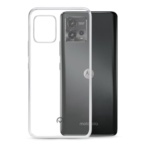 TPU Hülle passend für Motorola Moto G72 Transparent Clear Case Schutz Handy Tasche Silikon mit mungoo Displayputztuch von mungoo mach mal anders ...