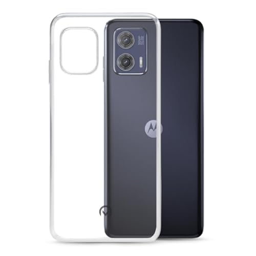 TPU Hülle passend für Motorola Moto G73 5G Transparent Clear Case Schutz Handy Tasche Silikon mit mungoo Displayputztuch von mungoo mach mal anders ...
