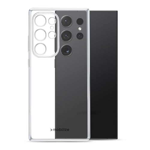 TPU Hülle passend für Samsung Galaxy S24 Ultra Transparent Clear Case Schutz Handy Tasche Silikon mit mungoo Displayputztuch von mungoo mach mal anders ...