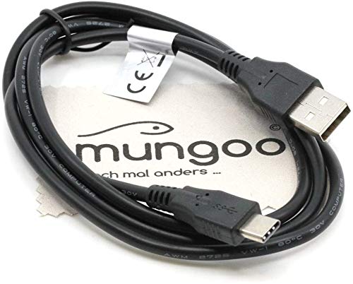 USB Datenkabel kompatibel für Sony Xperia XZ1 (Compact/Premium), Xperia XZ2 (Premium/Compact), Xperia L1, Xperia L2 Typ-C Ladekabel Daten Kabel OTB mit mungoo Displayputztuch von mungoo mach mal anders ...