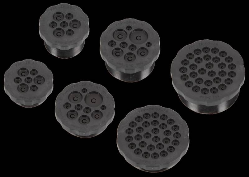 Murrplastik Kabeldurchführungsplatte KDP/ZR 40/7, KG murrplastik 87303132 von murrplastik