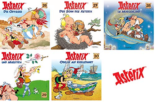 Asterix - Hörspiel / CD 26-30 (26+27+28+29+30) im Set - Deutsche Originalware [5 CDs] von music-movie-more