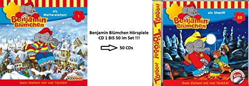 Benjamin Blümchen - Hörspiel 1-50 im Set - Deutsche Originalware [50 CDs] von music-movie-more