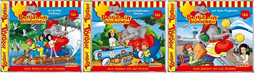 Benjamin Blümchen - Hörspiel 131+132+133 - 3 neue Benjamin Folgen im Set - Deutsche Originalware [3 CDs] von music-movie-more