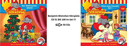 Benjamin Blümchen -Hörspiel 51-100 im Set - Deutsche Originalware [50 CDs] von music-movie-more