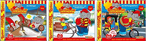 Benjamin Blümchen - Hörspiel CD Folge 146 / 147 / 148 im Set - Deutsche Originalware [3 CDs] von music-movie-more