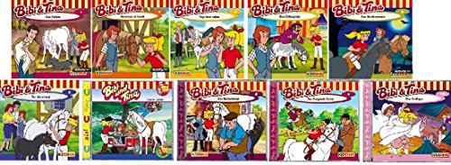 Bibi & Tina - Hörspiel zur Zeichentrick TV-Serie - CD 1-10 im Set - Deutsche Originalware [10 CDs] von music-movie-more