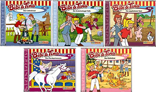Bibi & Tina - Hörspiel zur Zeichentrick TV - Serie CD 46-50 im Set - Deutsche Originalware [5 CDs] von music-movie-more
