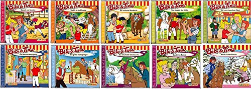 Bibi & Tina - Hörspiel zur Zeichentrick TV-Serie - CD 51-60 im Set - Deutsche Originalware [10 CDs] von music-movie-more