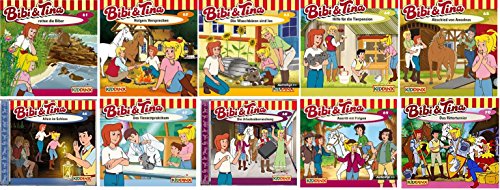 Bibi & Tina - Hörspiel zur Zeichentrick TV-Serie - CD 61-70 im Set - Deutsche Originalware [10 CDs] von music-movie-more