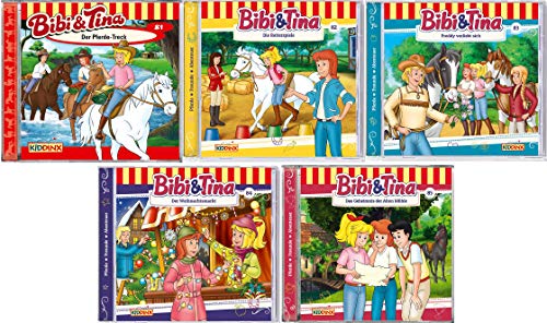 Bibi & Tina - Hörspiel zur Zeichentrick TV - Serie CD 81-85 im Set - Deutsche Originalware [5 CDs] von music-movie-more