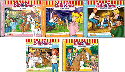 Bibi & Tina - Hörspiel zur Zeichentrick TV - Serie CD 86-90 im Set - Deutsche Originalware [5 CDs] von music-movie-more