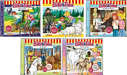 Bibi & Tina - Hörspiel zur Zeichentrick TV - Serie CD 96-100 im Set - Deutsche Originalware [5 CDs] von music-movie-more