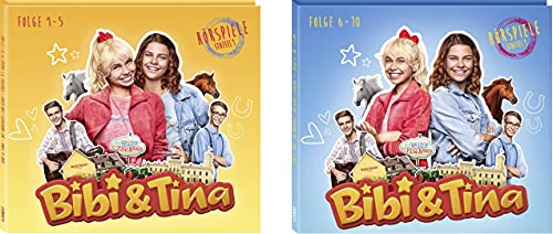 Bibi & Tina - Hörspiele zur Prime Serie CD 1 + 2 (Folgen 1 - 10) im Set - Deutsche Originalware[4 CDs] von music-movie-more