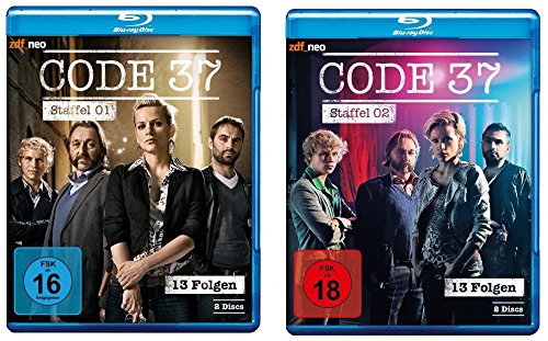 Code 37 - Staffel 1+2 im Set - Deutsche Originalware [4 Blu-rays] von music-movie-more