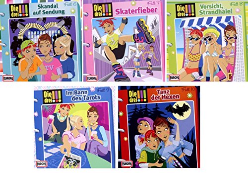 Die Drei !!! (Ausrufezeichen) - Hörspiel / Folge 6-10 im Set - Deutsche Originalware [5 CDs] von music-movie-more
